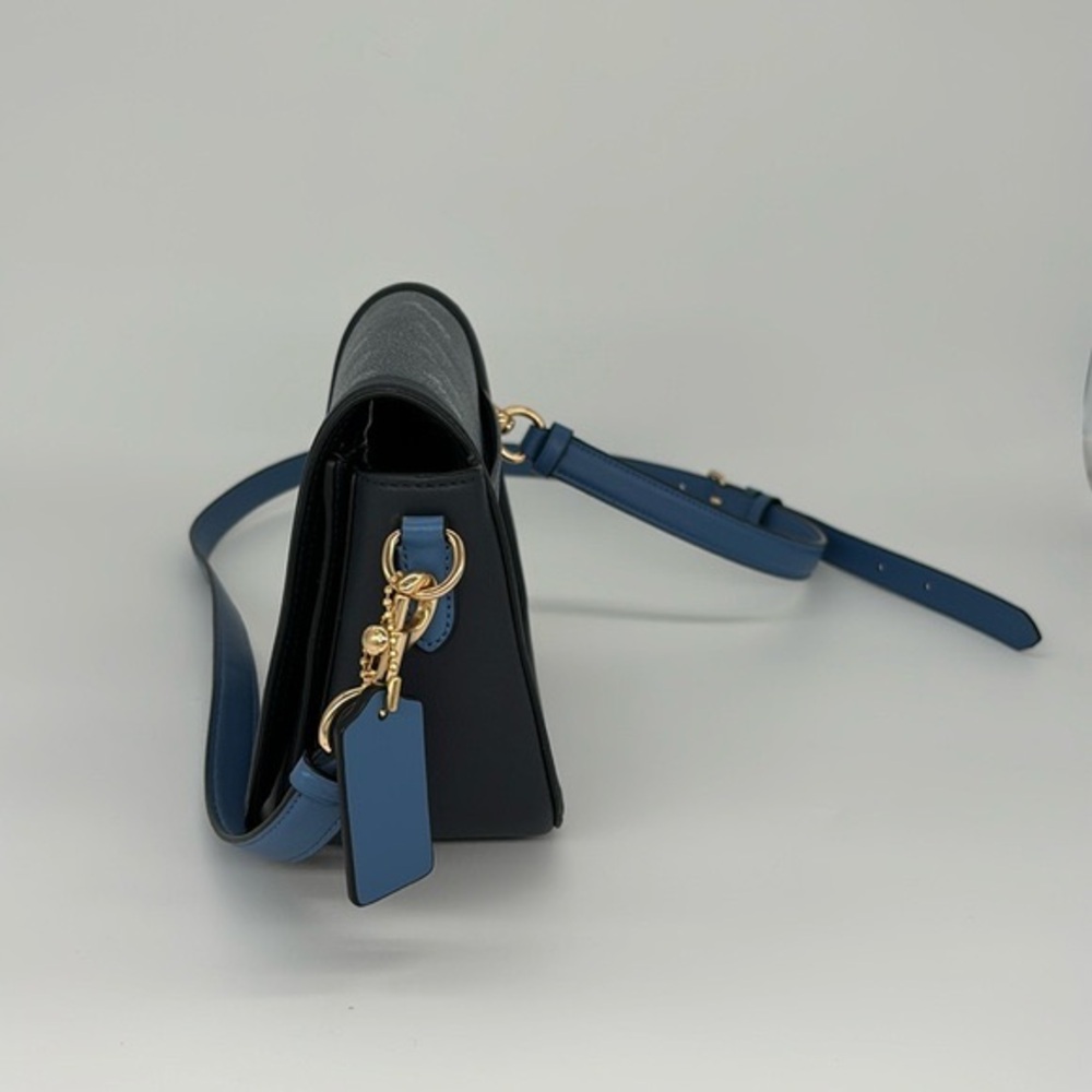 Coach Saddle Bag With Horse And Carriage Dot Print - Picture 5 of 15